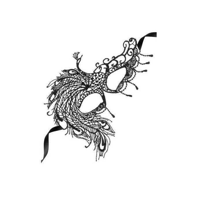 SPITZENMASKE DÄMMERUNG ECLIPSE SCHWARZ T.U