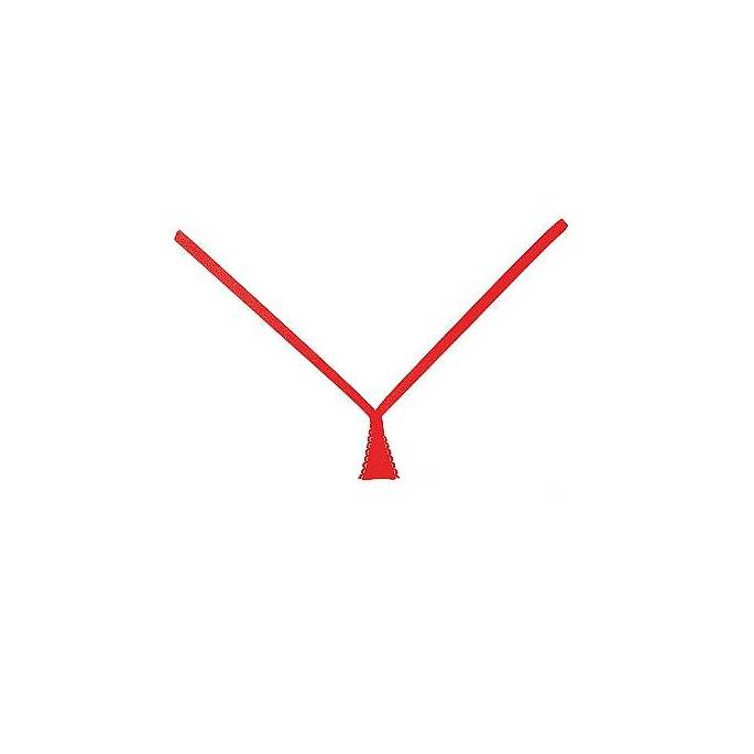 G-STRING ABNEHMBAR WETLOOK ROT T.U