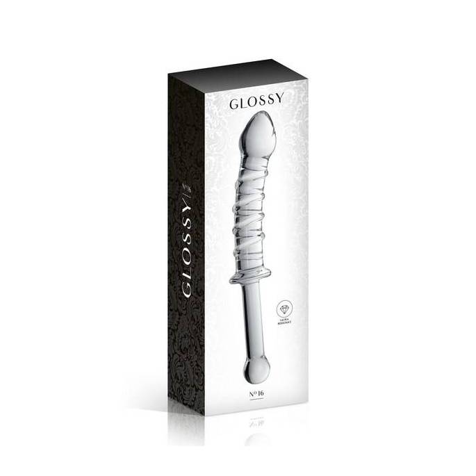 DILDO POIGNÉE GLOSSY N°16