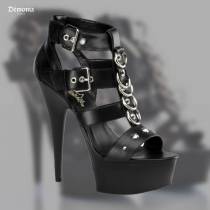 OPEN SHOES WITH RINGS