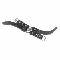 HANDSCHELLENARMBAND LEDER SCHWARZ