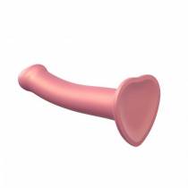 DILDO MONO DENSITE METALLIC SHINE ROSE T.M
