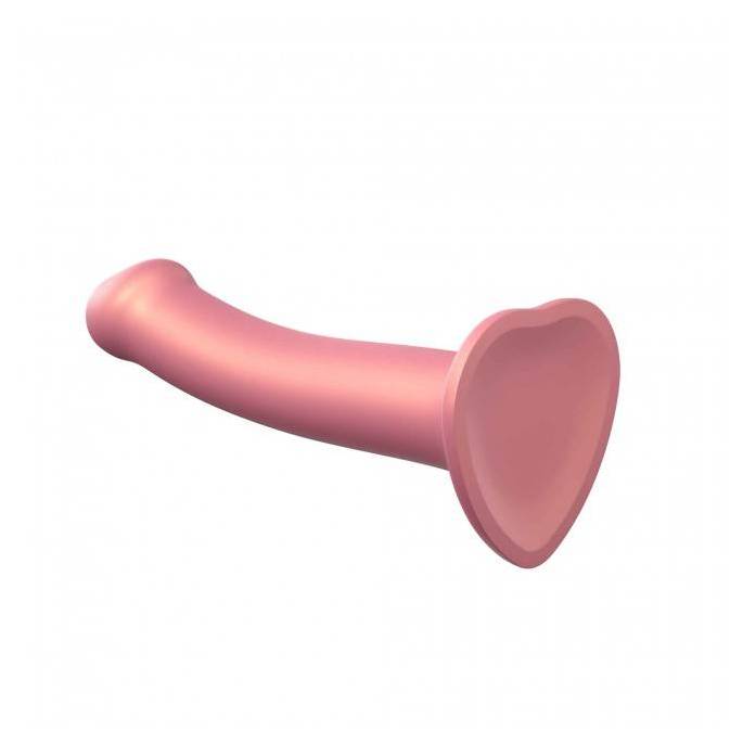DILDO MONO DENSITE METALLIC SHINE ROSE T.M