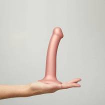 DILDO MONO DENSITE METALLIC SHINE ROSE T.M