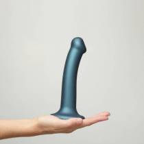 DILDO MONO DENSITE METALLIC SHINE BLEU T.M