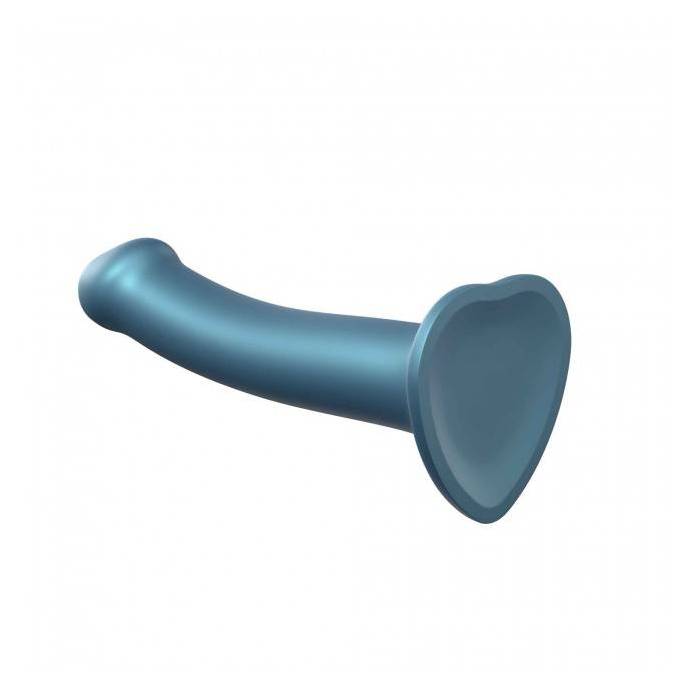 DILDO MONO DENSITE METALLIC SHINE BLEU T.M