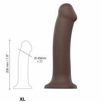 DILDO BENDABLE CHOCOLAT T.XL