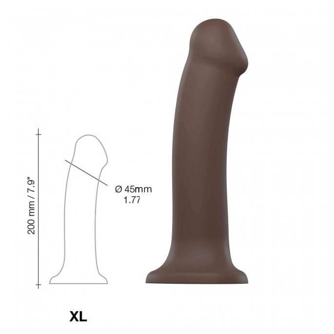 DILDO BENDABLE CHOCOLAT T.XL