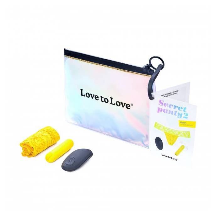 SECRET PANTY2-JAUNE FLUO