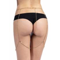 PORTE-JARRETELLES STRASS DORÉ