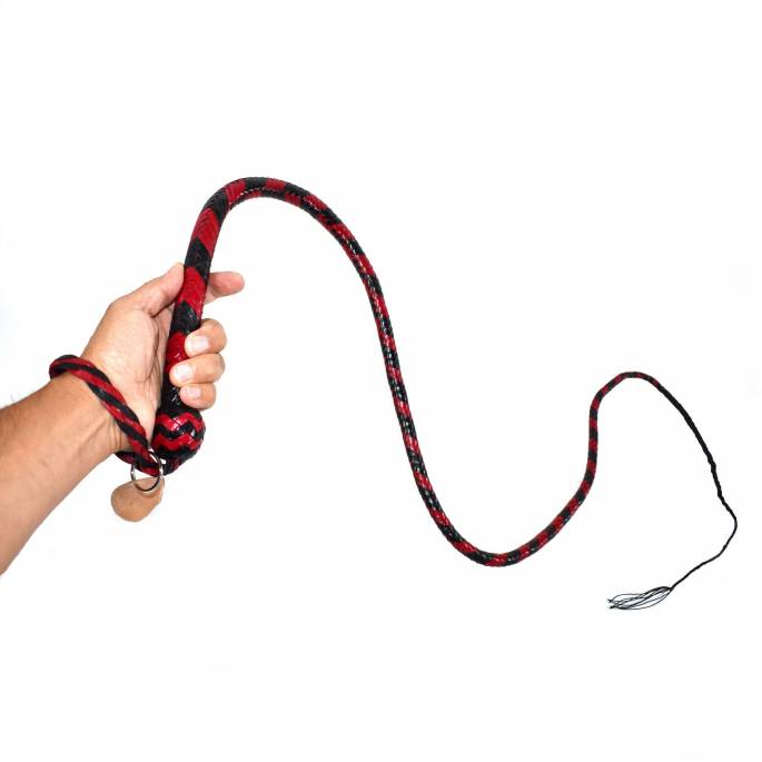 LEATHER WHIP 16 STRAPS