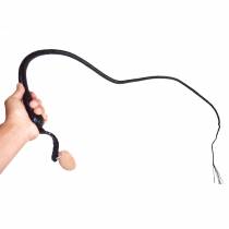 LEDERPEITSCHE 16 RIEMEN SCHWARZ