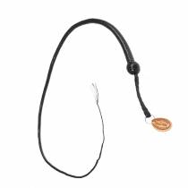 FOUET EN CUIR 16 LANIERES NOIR