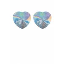 NIPPLES ARGENT HOLOGRAMME COEUR