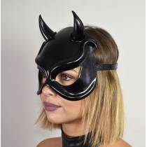 LEATHER DEVIL MASK