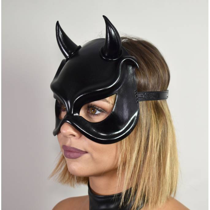 MASQUE CUIR DIABLE