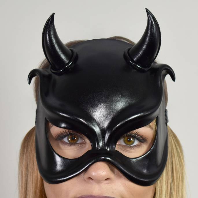 MASQUE CUIR DIABLE