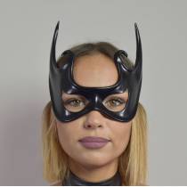 SMALL LEATHER FAIRY MASK