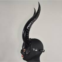 SCHWARZE LEDERMASKE MALEFIQUE