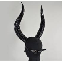 SCHWARZE LEDERMASKE MALEFIQUE