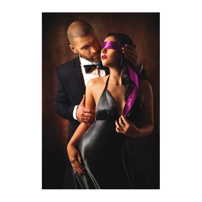 2 LIENS BONDAGE VIOLET SATIN 160CM