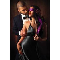 BONDAGE-FESSEL VIOLETT SATIN 120CM