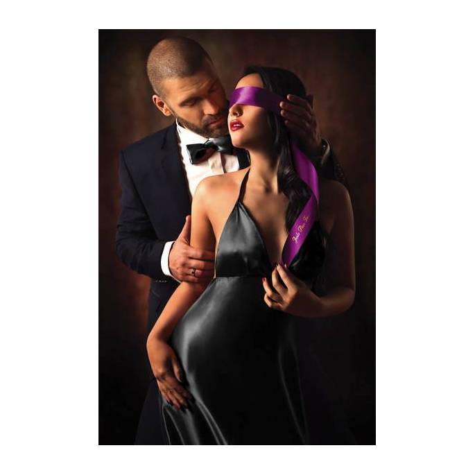 LIEN BONDAGE VIOLET SATIN 120CM