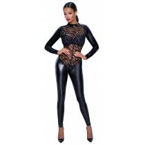 COMBI WETLOOK VOILE TIGRÉ