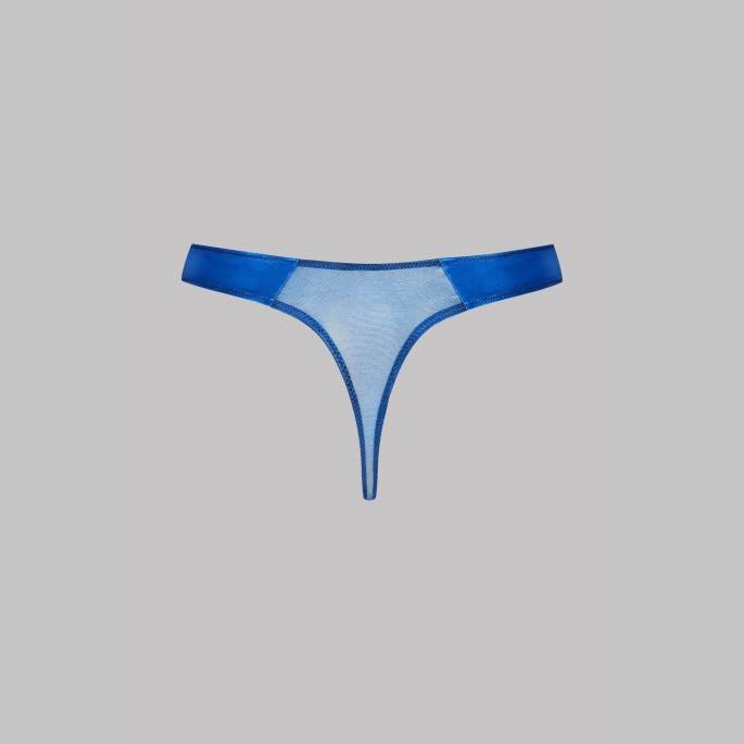 -BLUE ANGEL- TIEF AUSGESCHNITTENER STRING