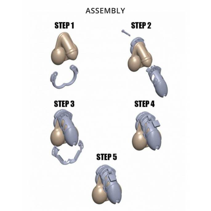 KEUSCHHEITSKÄFIG THE MINI VICE SCHWARZ