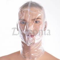 TRANSPARENT PLASTIC BALACLAVA