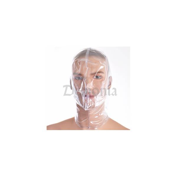 TRANSPARENT PLASTIC BALACLAVA