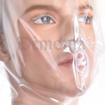 TRANSPARENT PLASTIC BALACLAVA