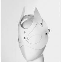 DEMONIA MASKE LEDER WEISS