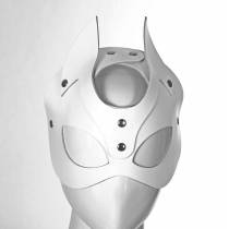 MASQUE DEMONIA CUIR BLANC