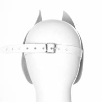 DEMONIA MASKE LEDER WEISS