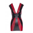 KLEID MIT DEKOLLETÉ BI COLOR