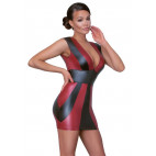 KLEID MIT DEKOLLETÉ BI COLOR