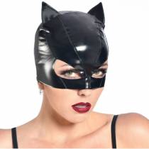 MASQUE CATWOMAN VINYLE NOIR