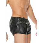 KURZE LEDERHOSE FÜR MÄNNER SCHWARZ