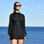 EMILIA BLOUSE CREPE NOIRE