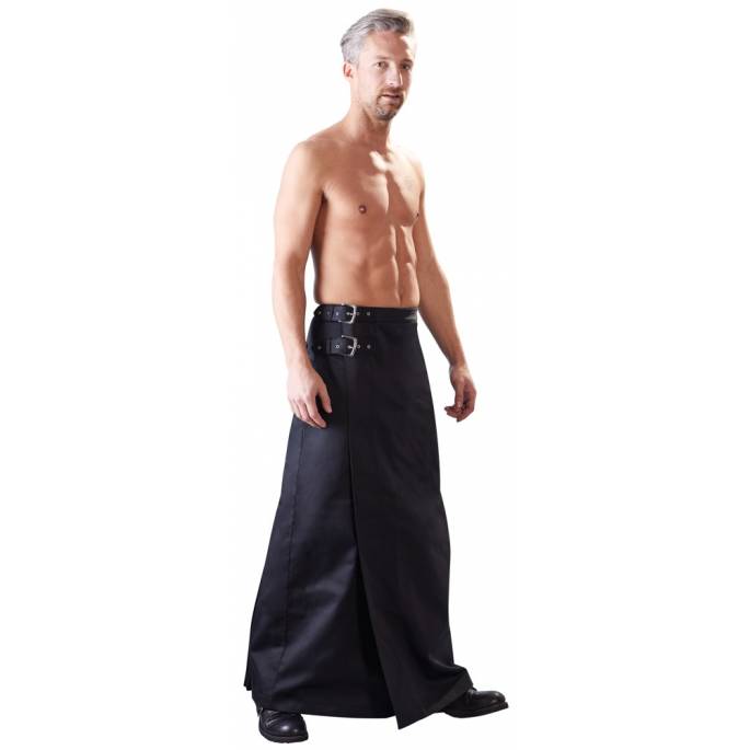 LANGER ROCK FÜR MÄNNER AUS BAUMWOLLE