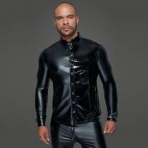 HEMD AUS ZWEI MATERIALIEN