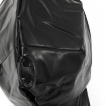 CAGOULE PLASTIQUE NOIR OPAQUE