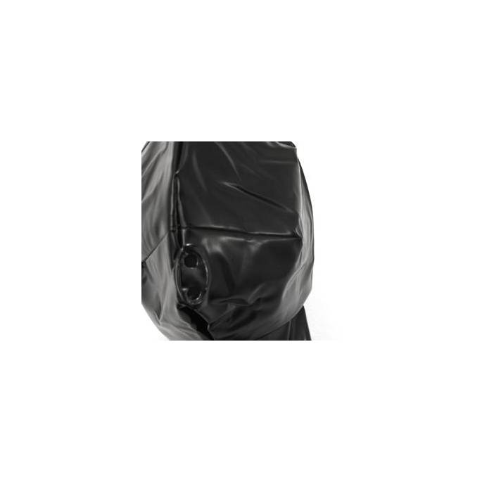 CAGOULE PLASTIQUE NOIR OPAQUE