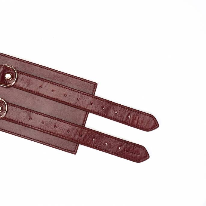 CEINTURE CUIR "RED WINE"