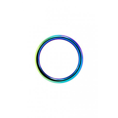 COCKRING RAINBOW EDELSTAHL