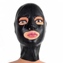 CAGOULE LATEX NOIRE + ZIP