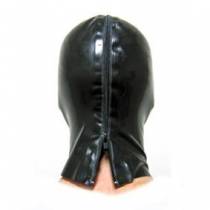 PASAMONTAÑAS DE LÁTEX NEGRO + CREMALLERA