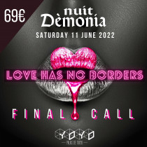 Nuit Dèmonia - LOVE HAS NO BORDERS